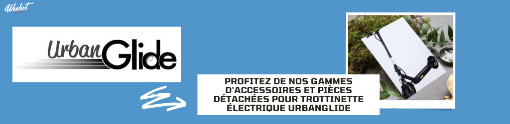 URBAN GLIDE Urbanglide AC3 - Kit accessoires pour trottinette électrique -  Private Sport Shop