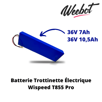 Trottinette électrique Wispeed T855 Pro - avec chargeur …