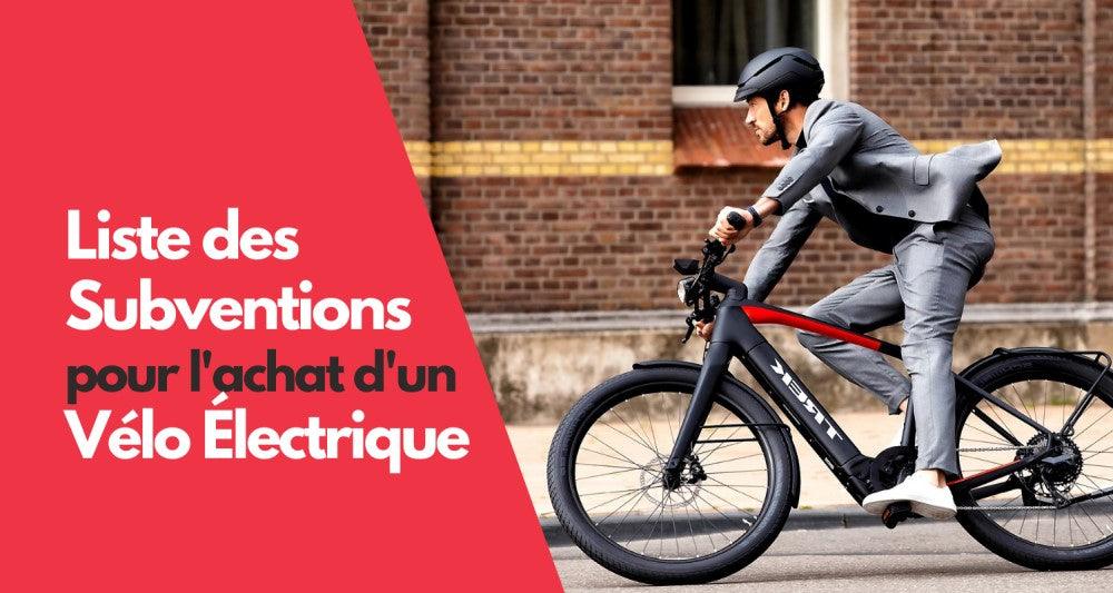 Liste des Subventions pour l'achat d'un Vélo Électrique (Mis à jour 2022) - Weebot