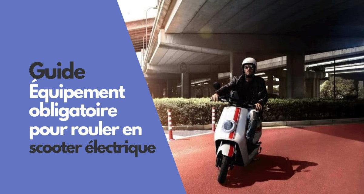 Quel équipement obligatoire pour rouler en scooter électrique ? Guide complet - Weebot