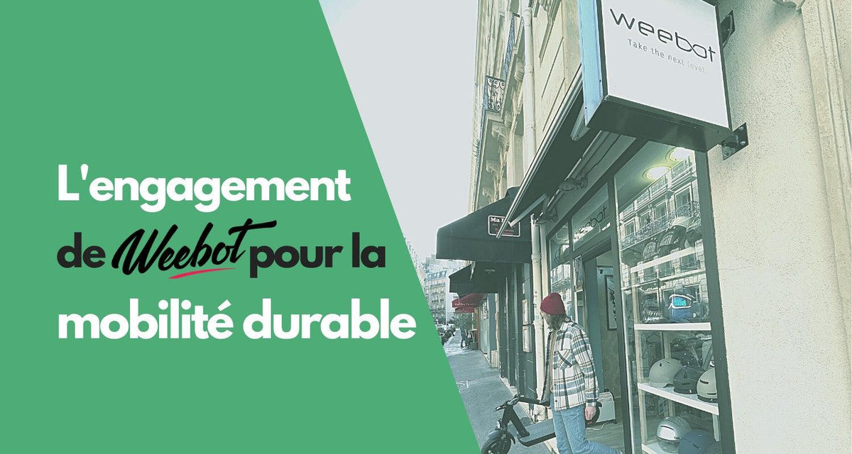 L'engagement de Weebot pour la mobilité durable - Weebot