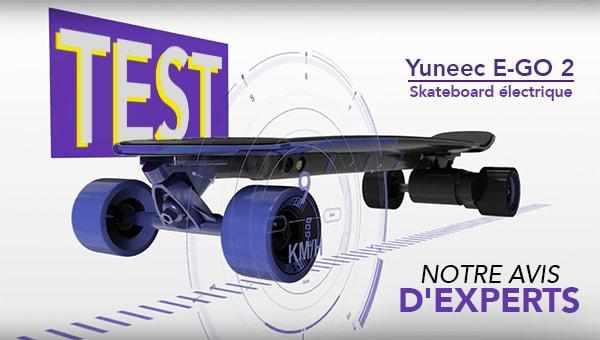 Test du Skateboard Electrique Yuneec E-GO 2 : Notre Avis d'Experts - Weebot