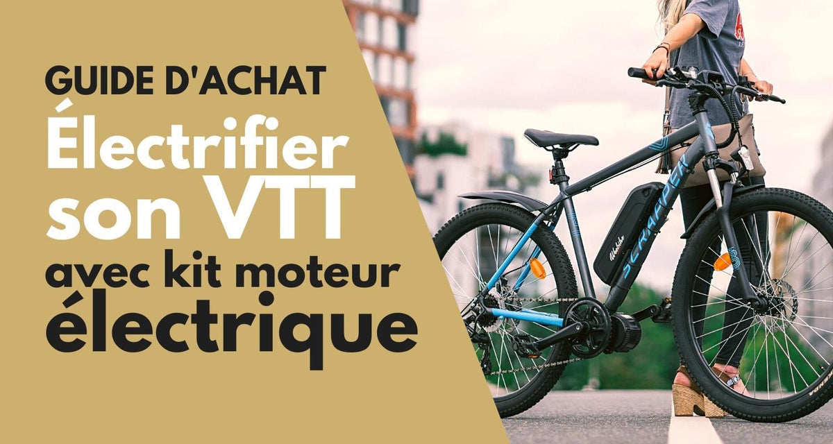 velo tout terrain kit conversion electrique weebike rokkit