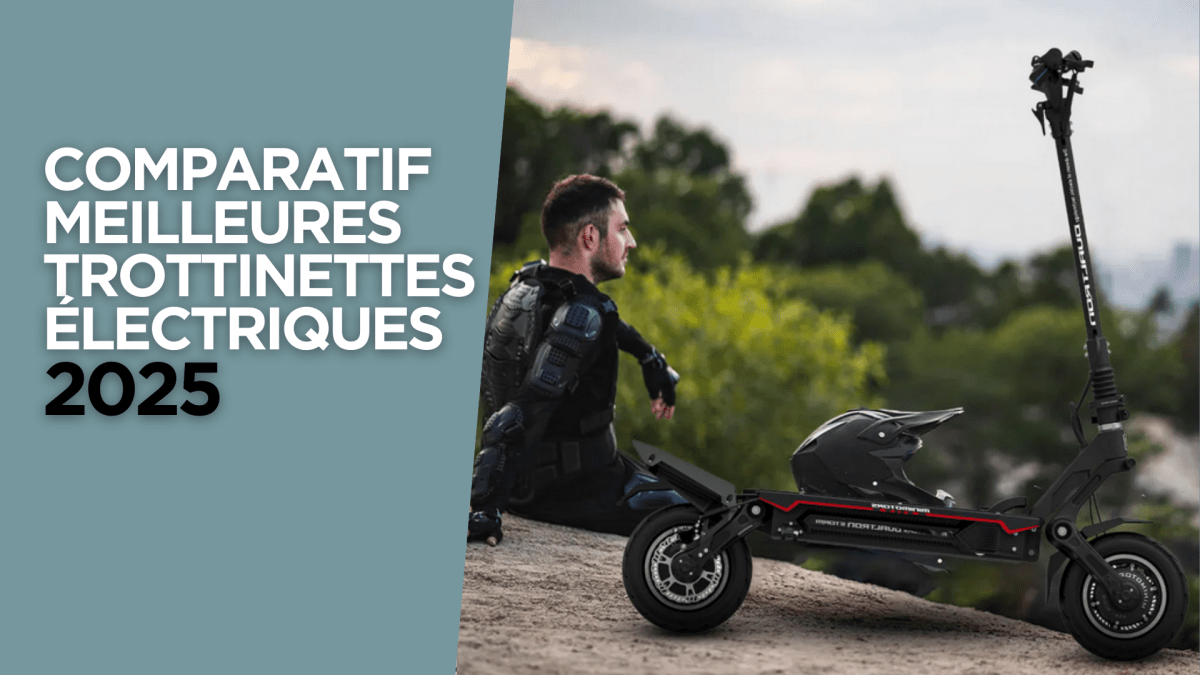 Comparatif meilleures trottinettes électriques 2025 - Weebot