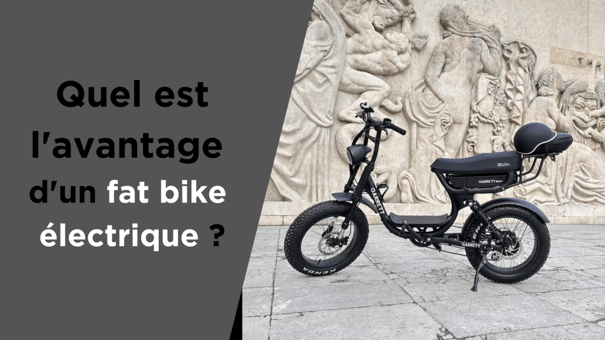 Quel est l'avantage d'un fat bike électrique ? - Weebot