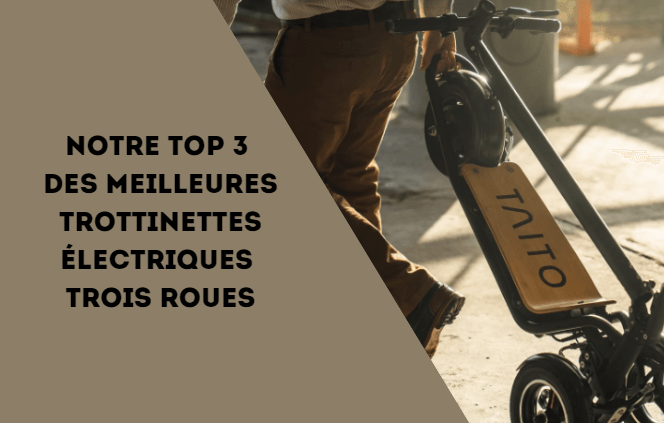 Notre top 3 des meilleures trottinettes électriques trois roues - Weebot