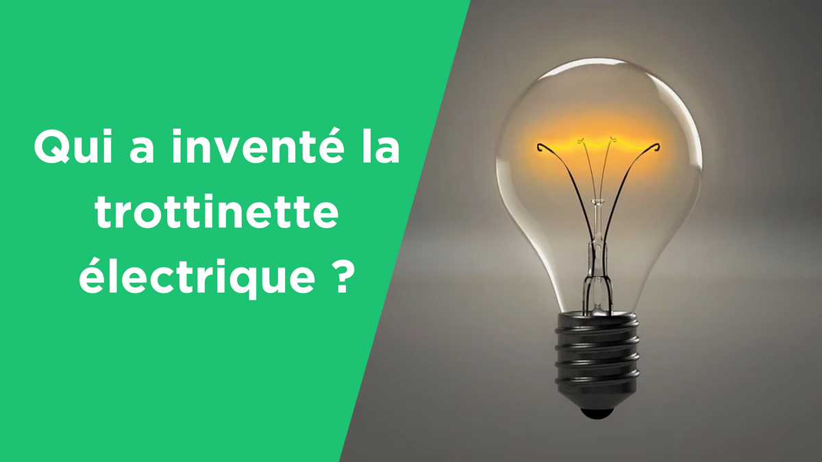 Qui a inventé la trottinette électrique ?