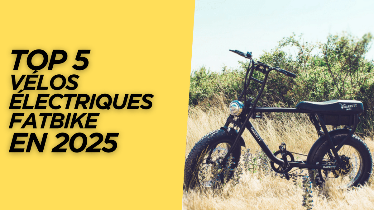 Top 5 vélos électriques fatbike en 2025 - Weebot