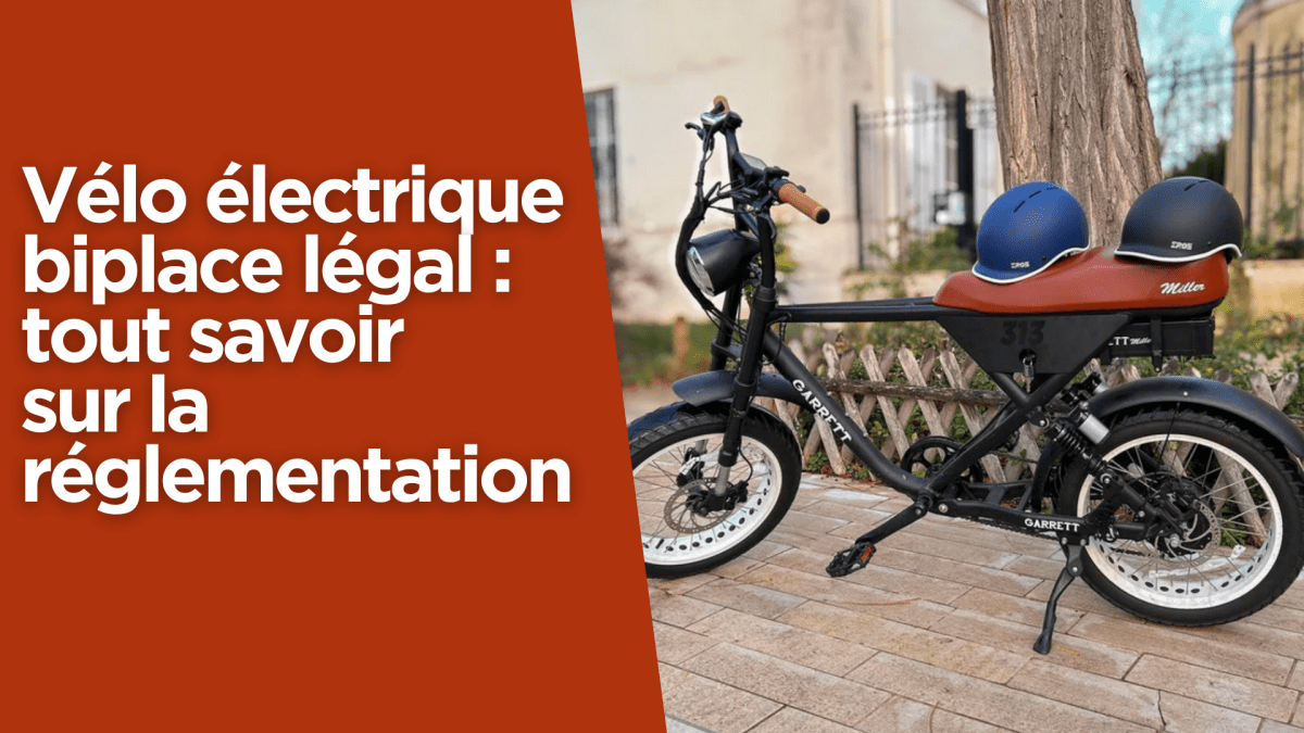 Vélo électrique biplace légal : tout savoir sur la réglementation - Weebot