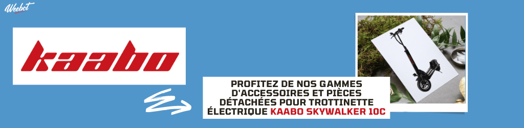 Accessoires et Pièces détachées pour votre Kaabo Skywalker 10C - Weebot