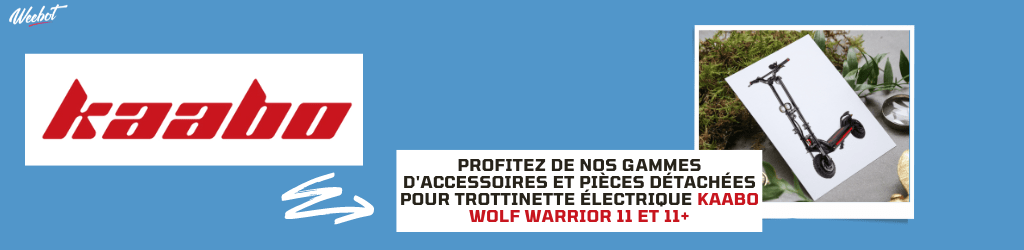 Accessoires et Pièces Détachées pour Trottinette Electrique Wolf Warrior 11 et 11+ - Weebot