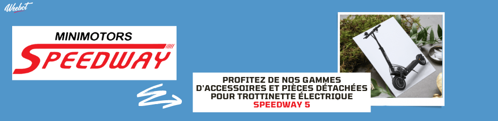 Accessoires et Pièces Détachées pour Trottinette Électrique Speedway 5 - Weebot