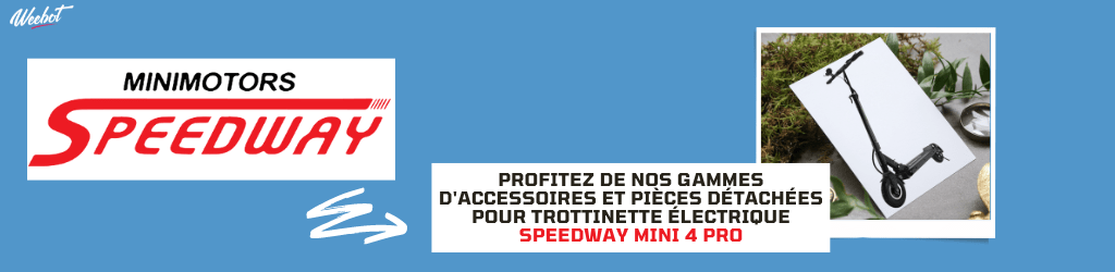 Accessoires et Pièces Détachées pour Trottinette Électrique Speedway Mini 4 Pro - Weebot