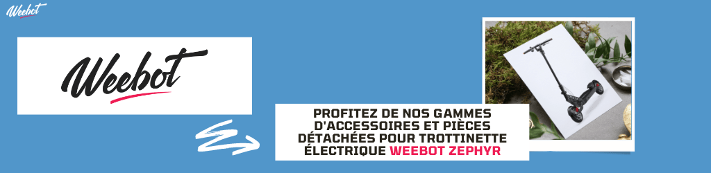 Accessoires et Pièces Détachées pour Trottinette Électrique Weebot Zephyr - Weebot