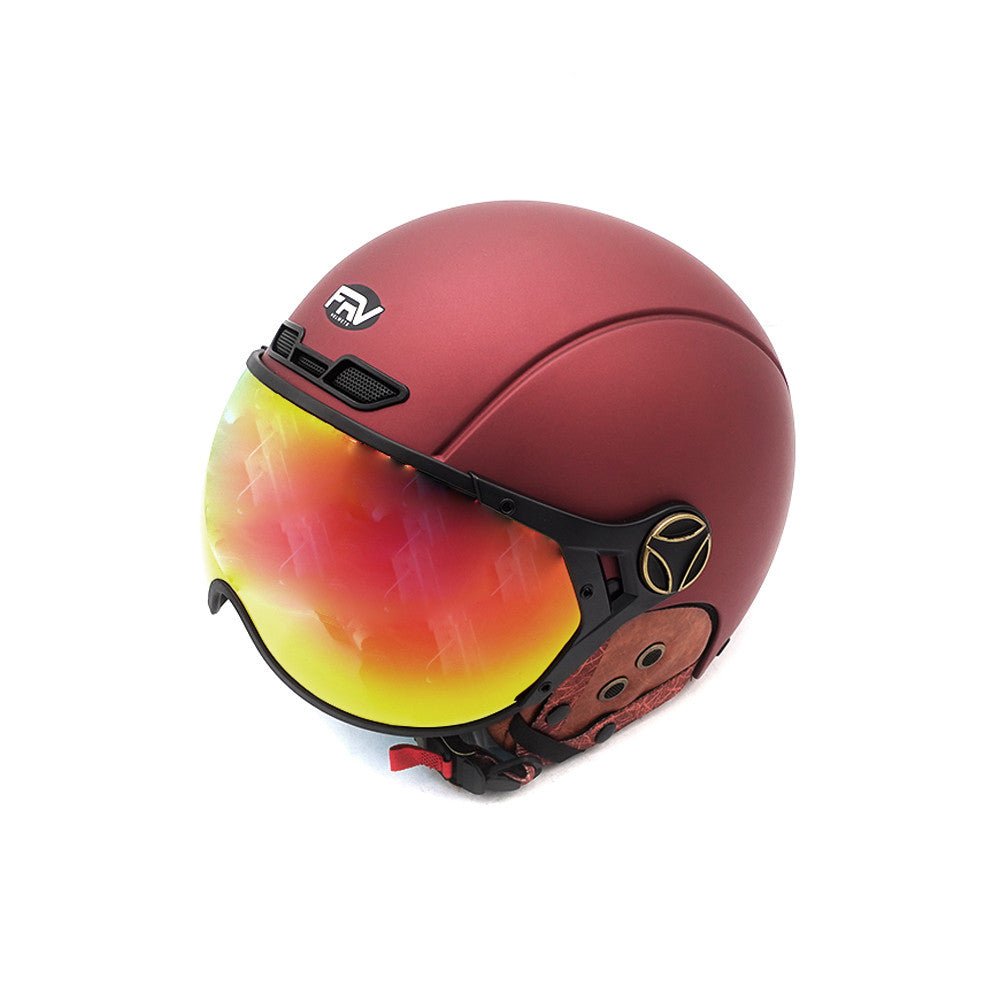 Casque de Vélo JET FRV Bordeaux Mat - Weebot