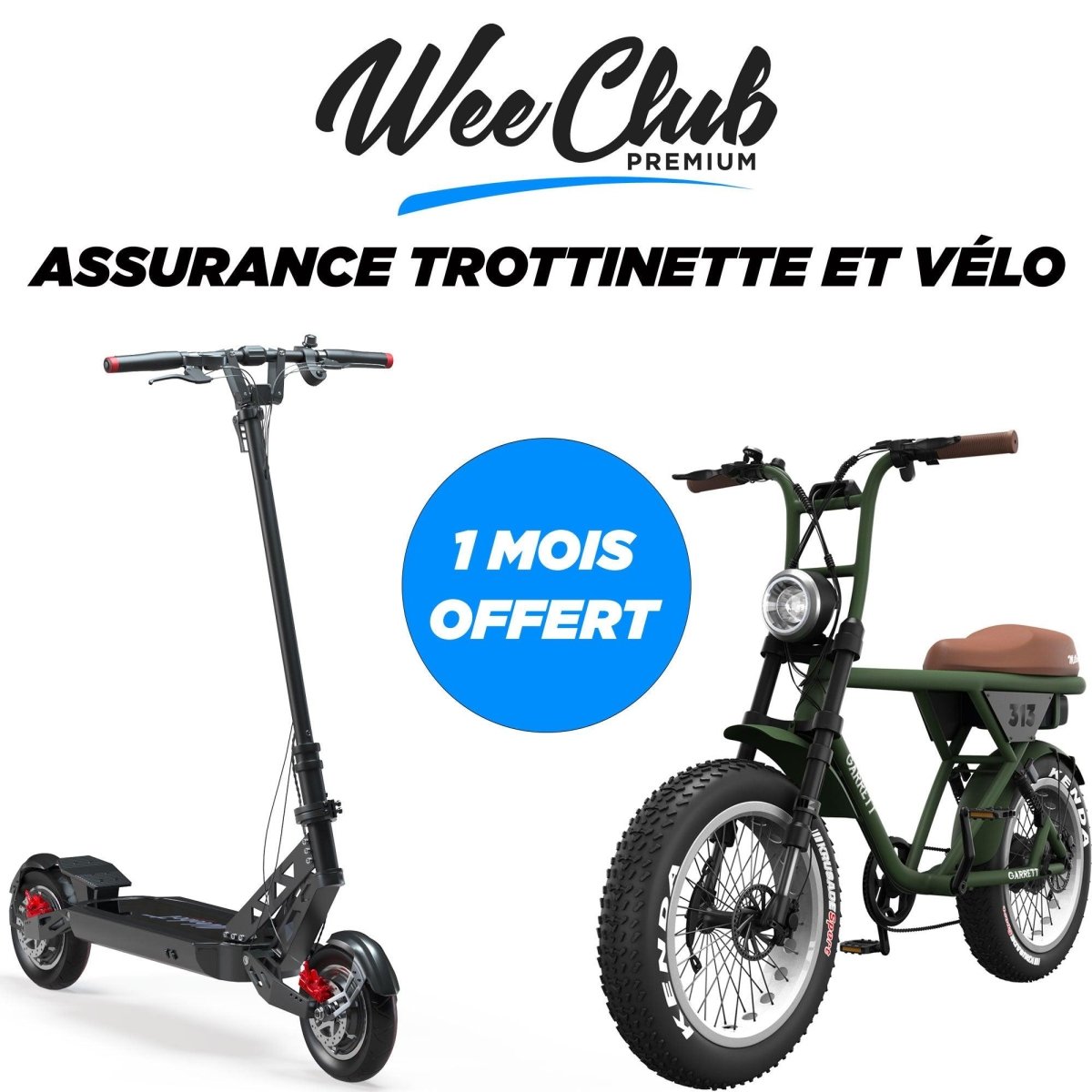 Assurance Trottinette Electrique Et EDPM - Weeclub Premium (1 Mois Offert sous réserve de validation contrat après achat) - Weebot