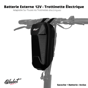 Batterie Externe pour Trottinette et EDPM 12V - Multifonction Et Adaptable - Weebot