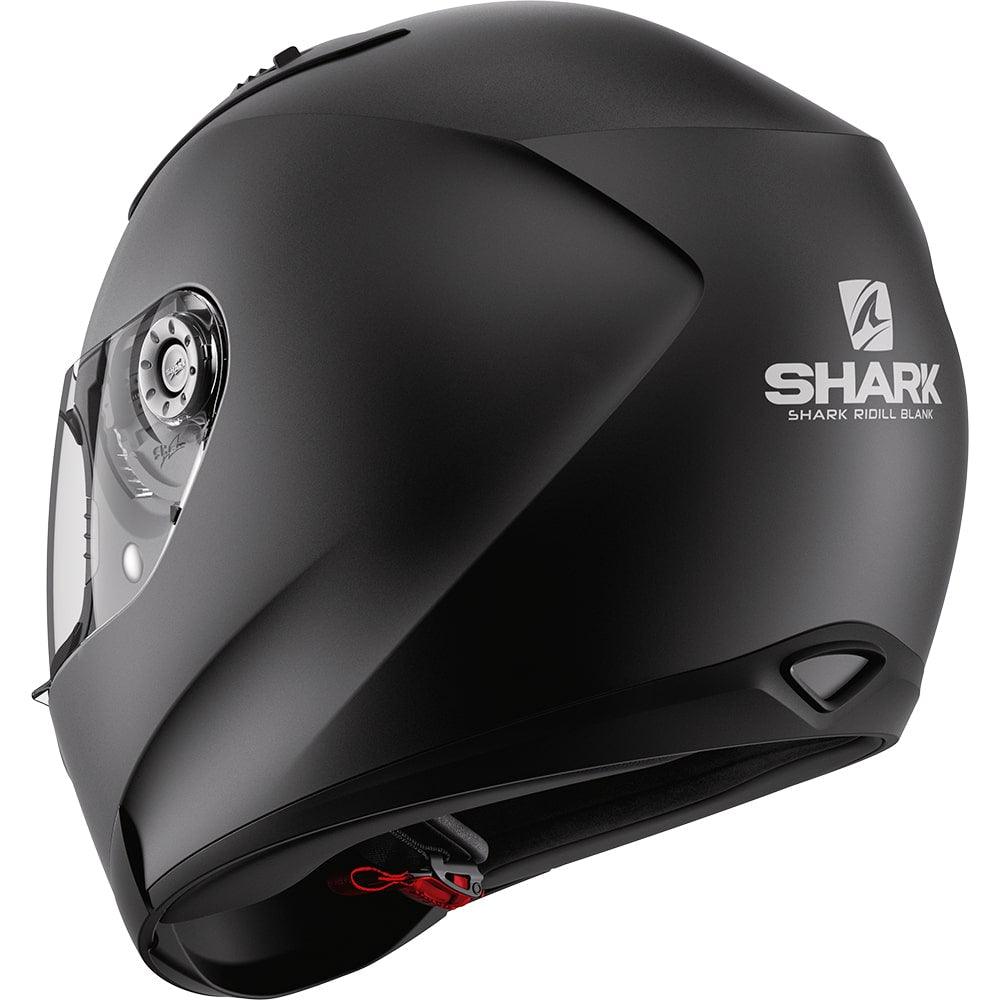 Casque Moto Shark Ridill Blank Noir Mat Intégral - Weebot