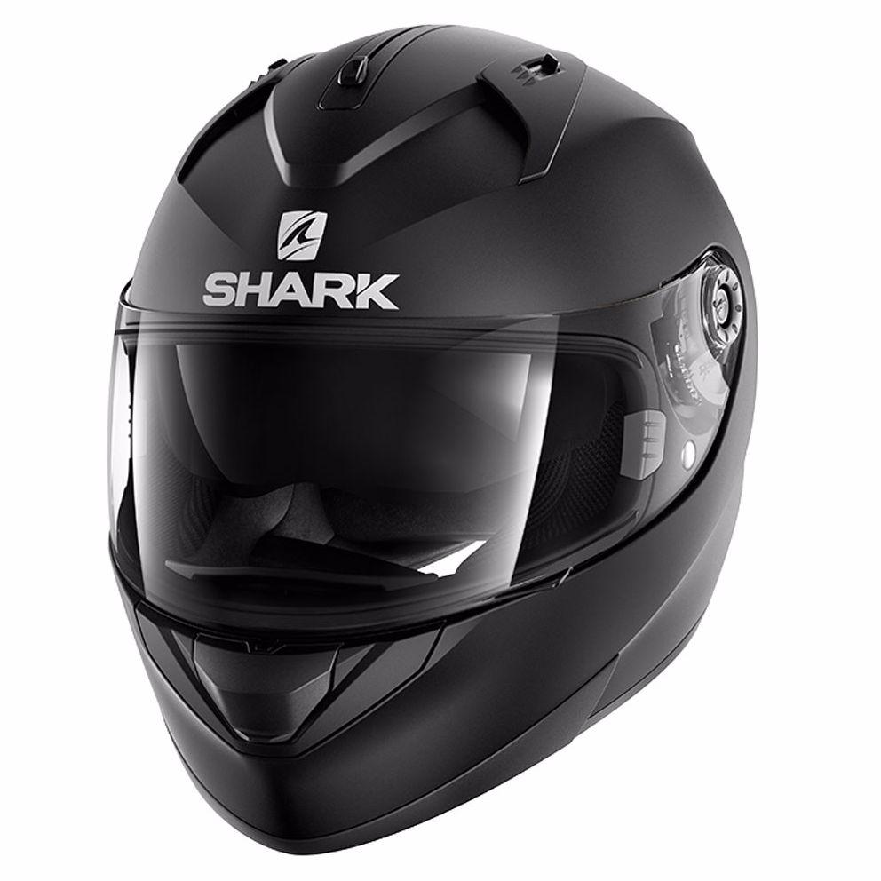 Casque Moto Shark Ridill Blank Noir Mat Intégral - Weebot