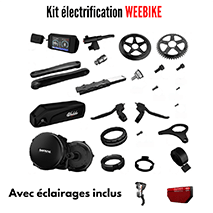 Kit Vélo Électrique Weebike RokKit Citadin (250W - Batterie 36V 14Ah) - Weebot