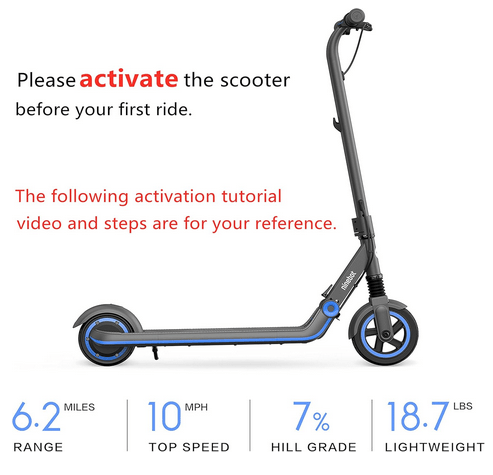 Trottinette Électrique Enfant Ninebot Zing E10 : Fiable et Performante - Weebot