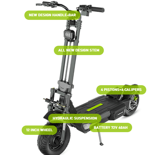 Trottinette Électrique Langfeite H2 : Sportive et Tout terrain - Weebot