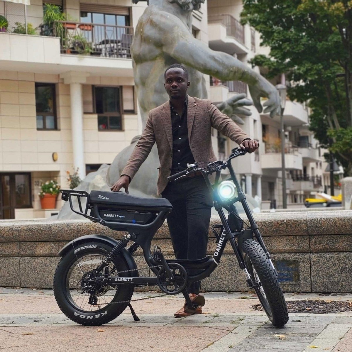 Vélo Électrique Biplace Cargo Garrett Miller City : Confortable et Multifonctionnel - Weebot