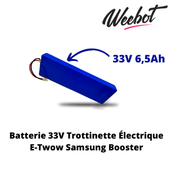 Batterie Trottinette Électrique 33V Samsung Booster - E - TWOW (Batterie Uniquement) - Weebot