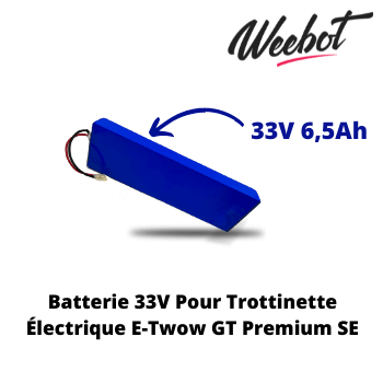 Batterie Trottinette Électrique 33V GT Premium SE - E - TWOW (Batterie Uniquement) - Weebot