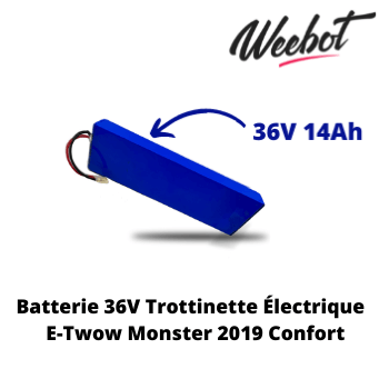 Batterie Trottinette Électrique 36V Monster 2019 Confort - E - TWOW (Batterie Uniquement) - Weebot