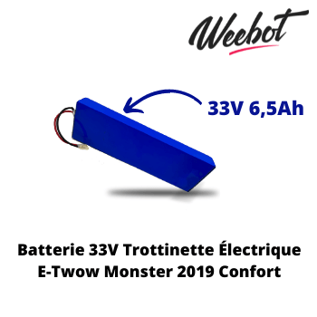 Batterie Trottinette Électrique 33V Monster 2019 Confort - E - TWOW (Batterie Uniquement) - Weebot