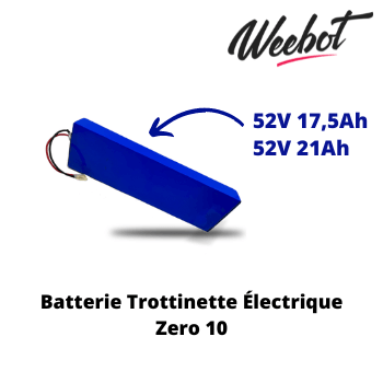 Batterie Trottinette Electrique 52V Z10 - Zero (Batterie Uniquement) - Weebot