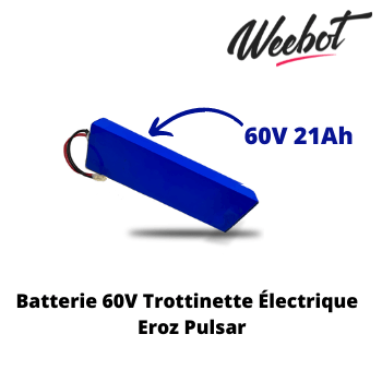 Batterie Trottinette Electrique 60V Eroz Pulsar - Weebot (Batterie Uniquement) - Weebot