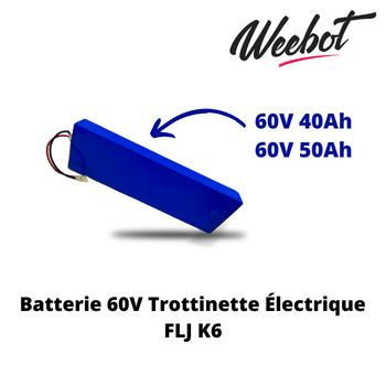 Batterie Trottinette Electrique 60V FLJ K6 - FLJ (Batterie Uniquement) - Weebot