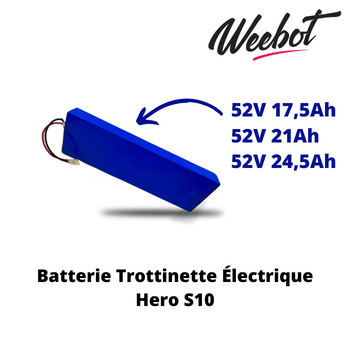 Batterie Trottinette Électrique 52V S10 - Hero (Batterie Uniquement) - Weebot