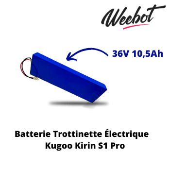 Batterie Trottinette Électrique 36V Kirin S1 Pro - Kugoo (Batterie Uniquement) - Weebot