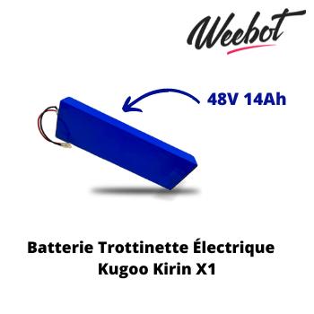 Batterie Trottinette Electrique 48V Kirin X1 - Kugoo (Batterie Uniquement) - Weebot