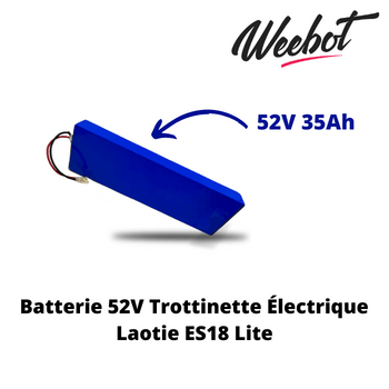 Batterie Trottinette Electrique 52V ES18 Lite - Laotie (Batterie Uniquement) - Weebot