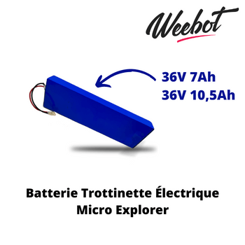 Batterie Trottinette Électrique 36V Explorer - Micro (Batterie Uniquement) - Weebot