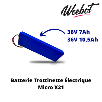 Batterie Trottinette Électrique 36V X21 - Micro (Batterie Uniquement) - Weebot