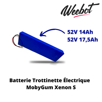 Batterie Trottinette Électrique 48V Xenon S - MobyGum (Batterie Uniquement) - Weebot