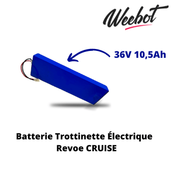 Batterie Trottinette Électrique 36V CRUISE - Revoe (Batterie Uniquement) - Weebot