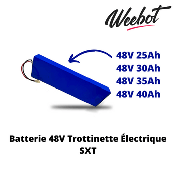 Batterie 48V Trottinette Électrique SXT (Batterie Uniquement) - Weebot