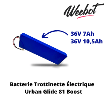 Batterie Trottinette Électrique 36V 81 Boost - Urban Glide (Batterie Uniquement) - Weebot