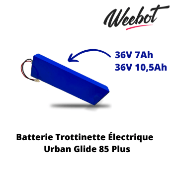 Batterie Trottinette Électrique 36V 85 Plus - Urban Glide (Batterie Uniquement) - Weebot