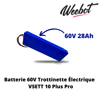 Batterie Trottinette Électrique 60V 10 Plus Pro - VSETT (Batterie Uniquement) - Weebot