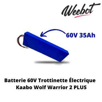 Batterie Trottinette Electrique 60V Wolf Warrior 2 Plus - Kaabo (Batterie Uniquement) - Weebot