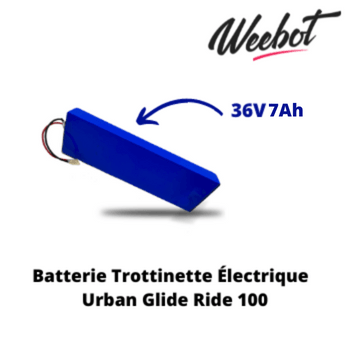 Batterie Trottinette Électrique 36V Ride 100 - Urban Glide (Batterie Uniquement) - Weebot