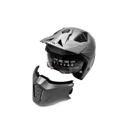 Casque Street FRV Gris Métallique Mat - Weebot