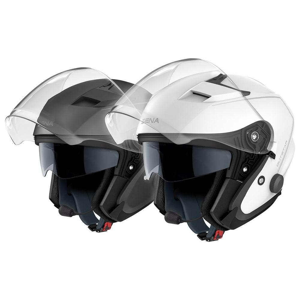 Casque Jet pour Moto SENA Outstar - Weebot